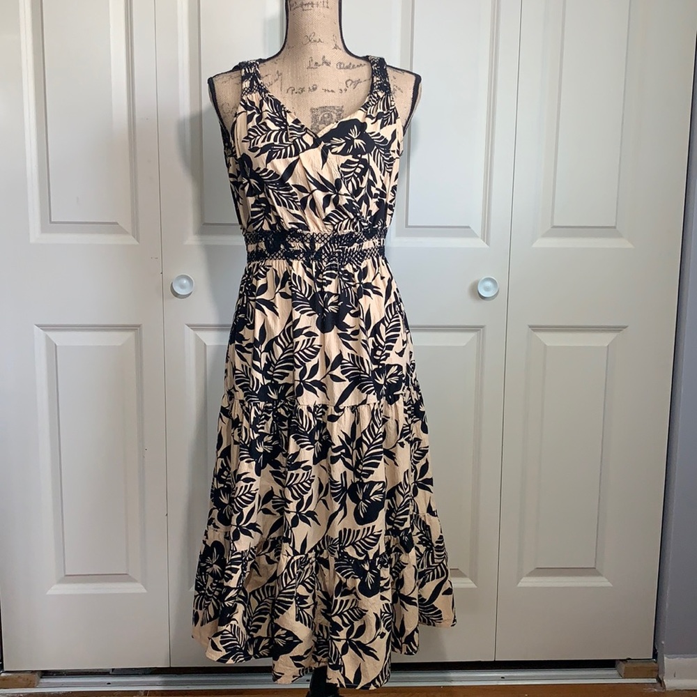 WHITE STAG STRETCH MAXI DRESS